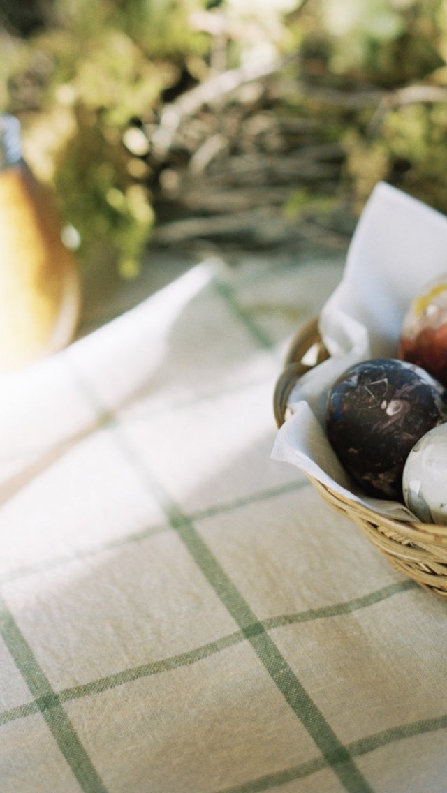 A Basket Of Easter Eggs