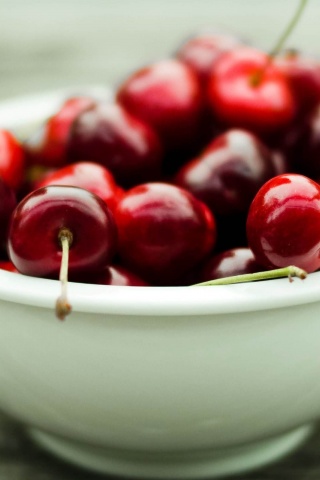 A Bowl Full Of Cherries