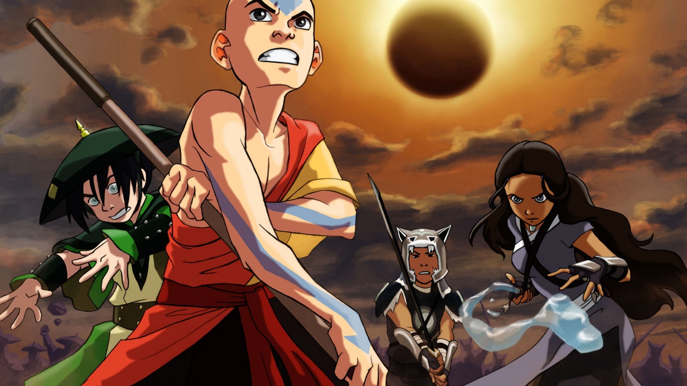 Aang Sokka Catarrh Toph Avatar The Last Airbender