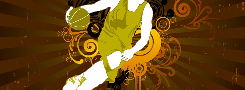 Abstract Basketball Player