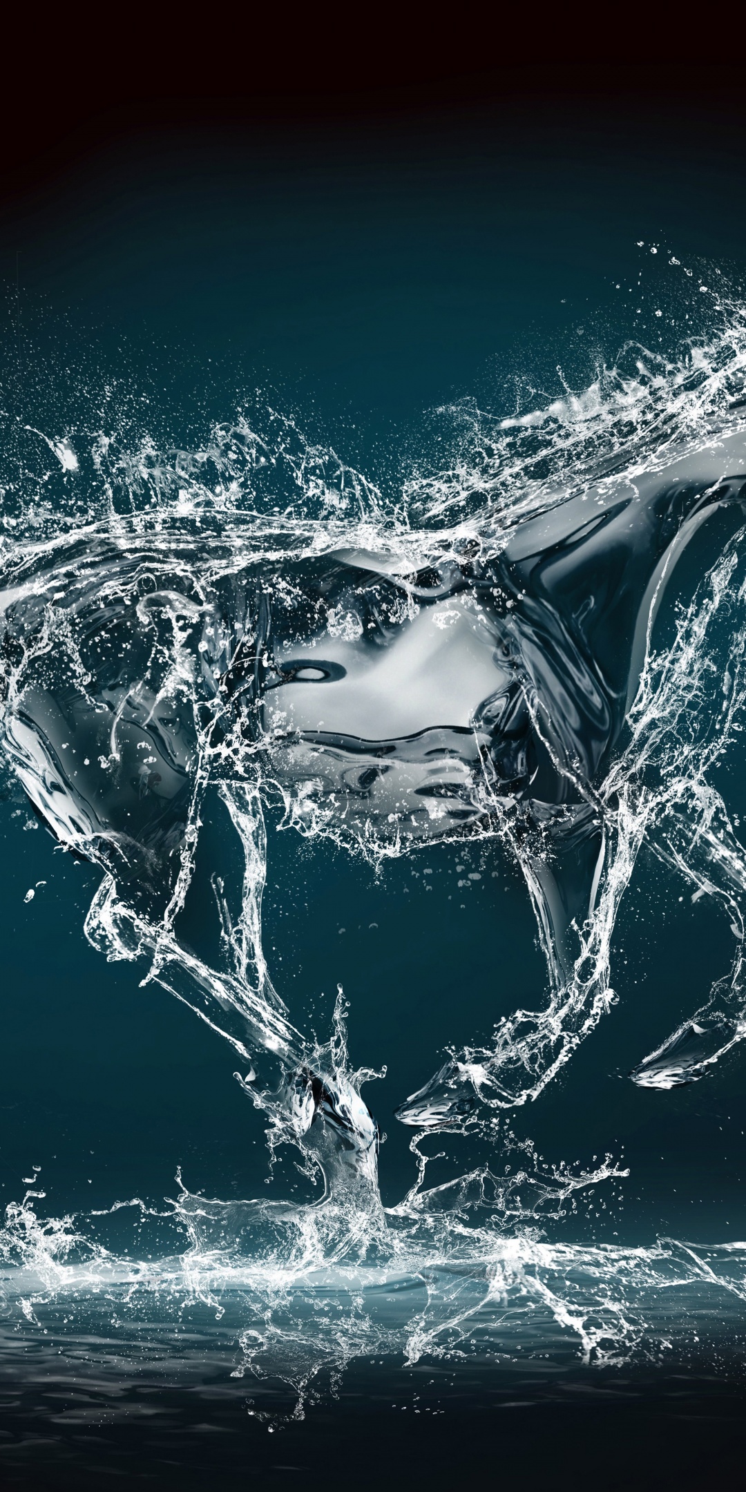 Abstract Water Horse