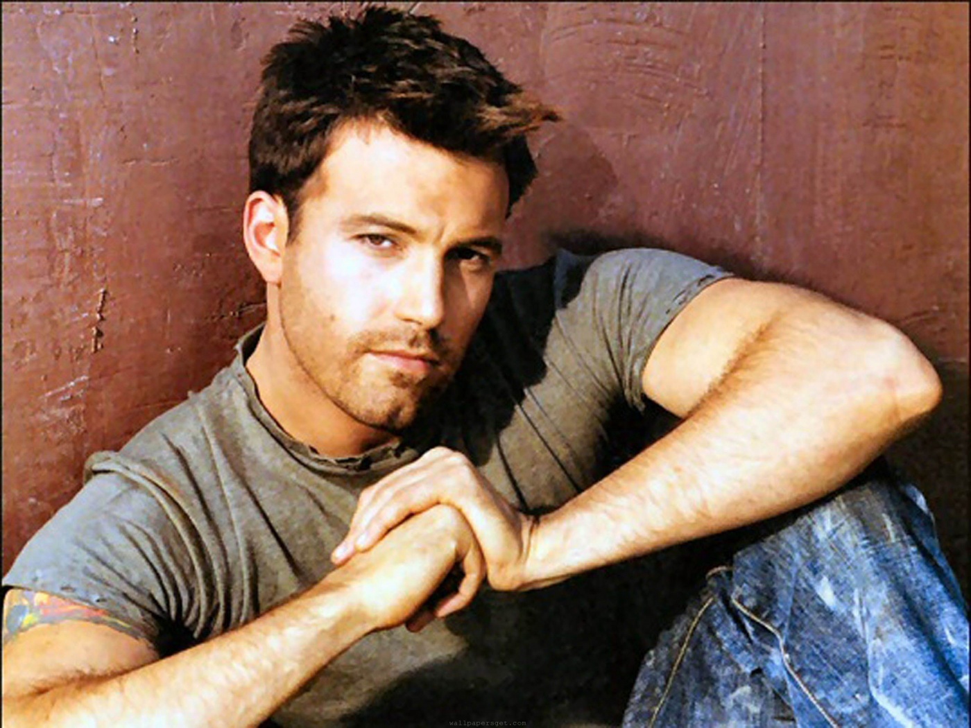 Affleck Ben American Actor Film Director Writer Producer Tousled Men