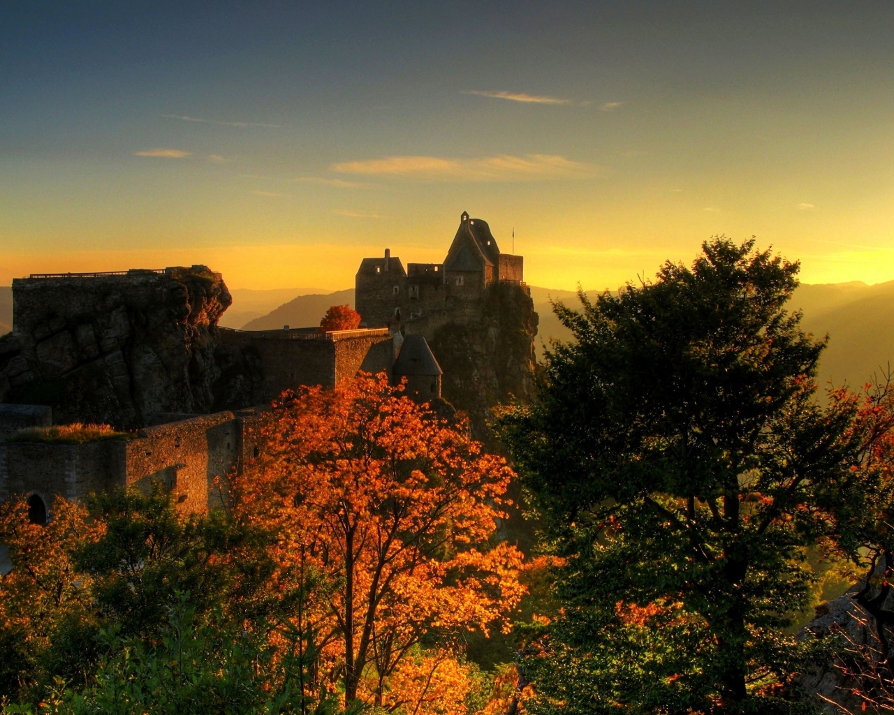 Aggstein Sundown Ii Schonbuhel Aggsbach Lower Austria Austria