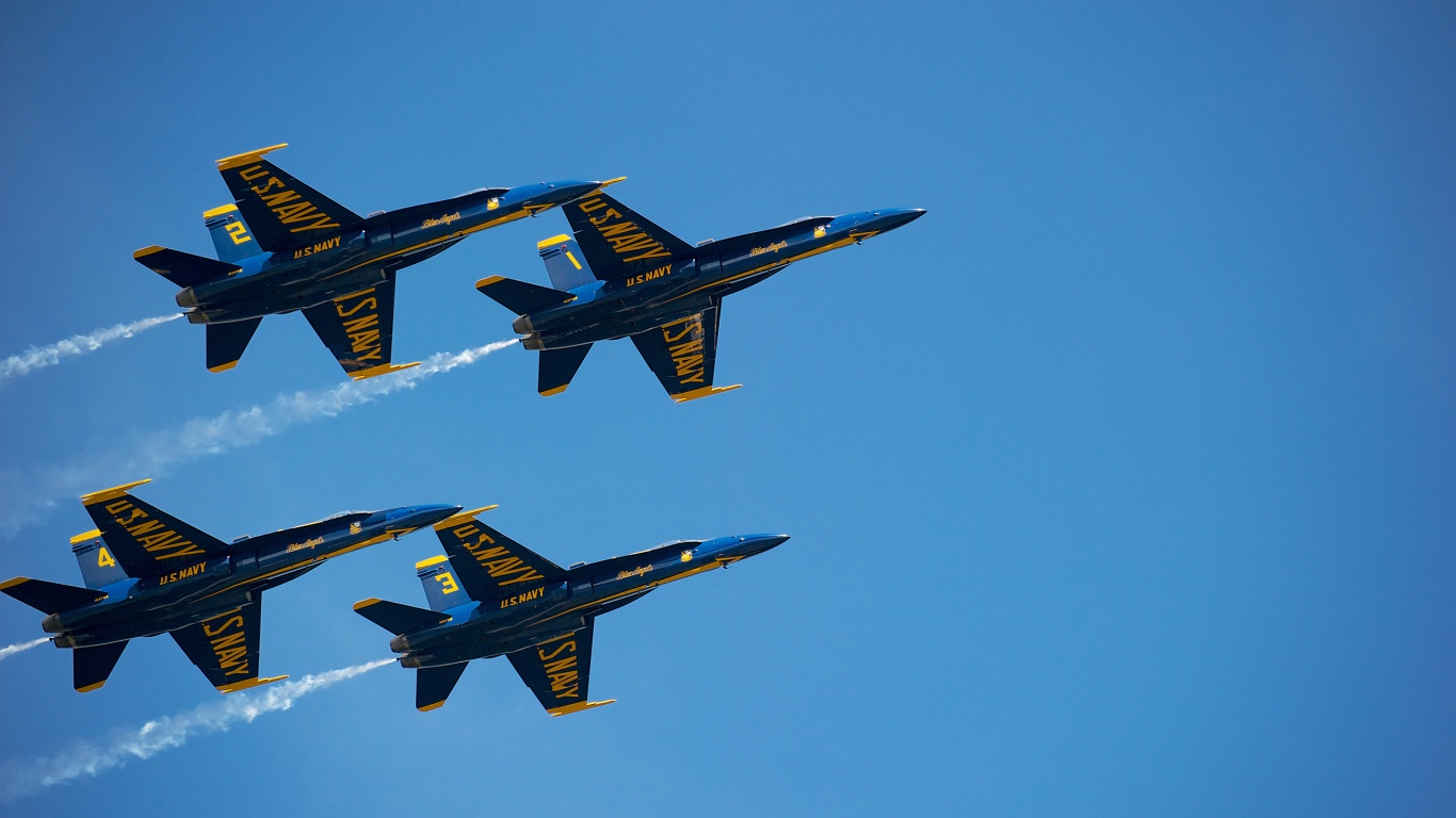 Aircraft Sky Weapons Blue Angel