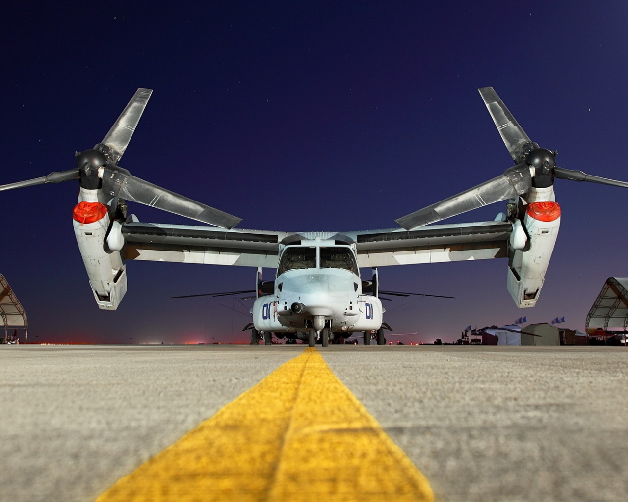 Airplane Airport Night