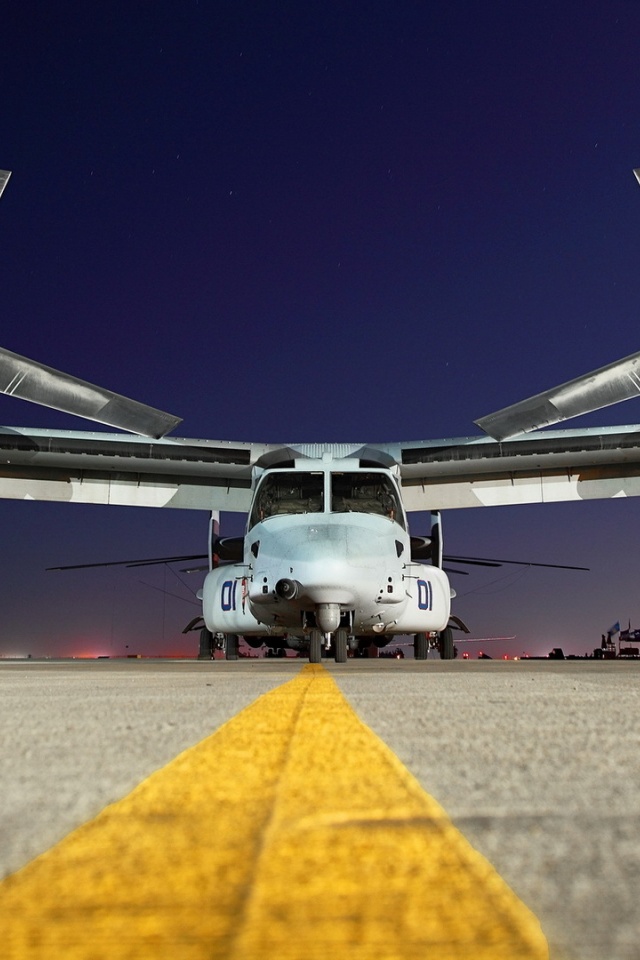 Airplane Airport Night