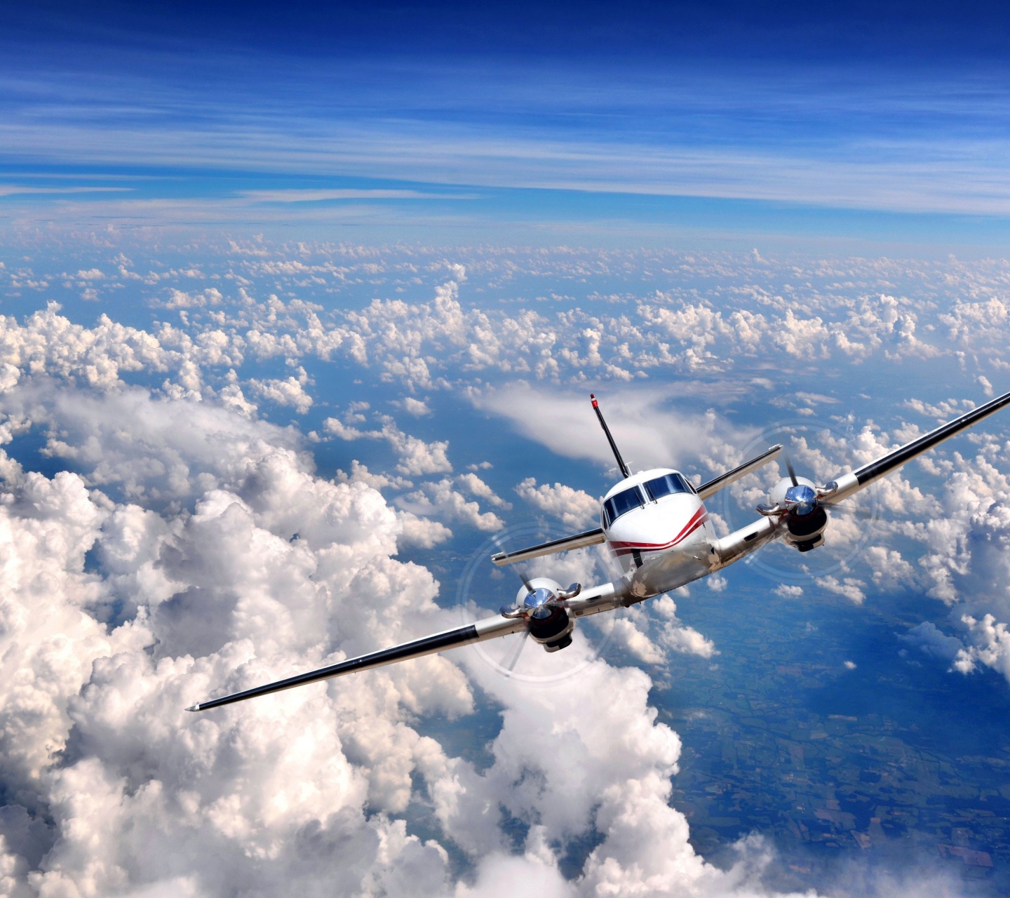 Airplane In The Clouds