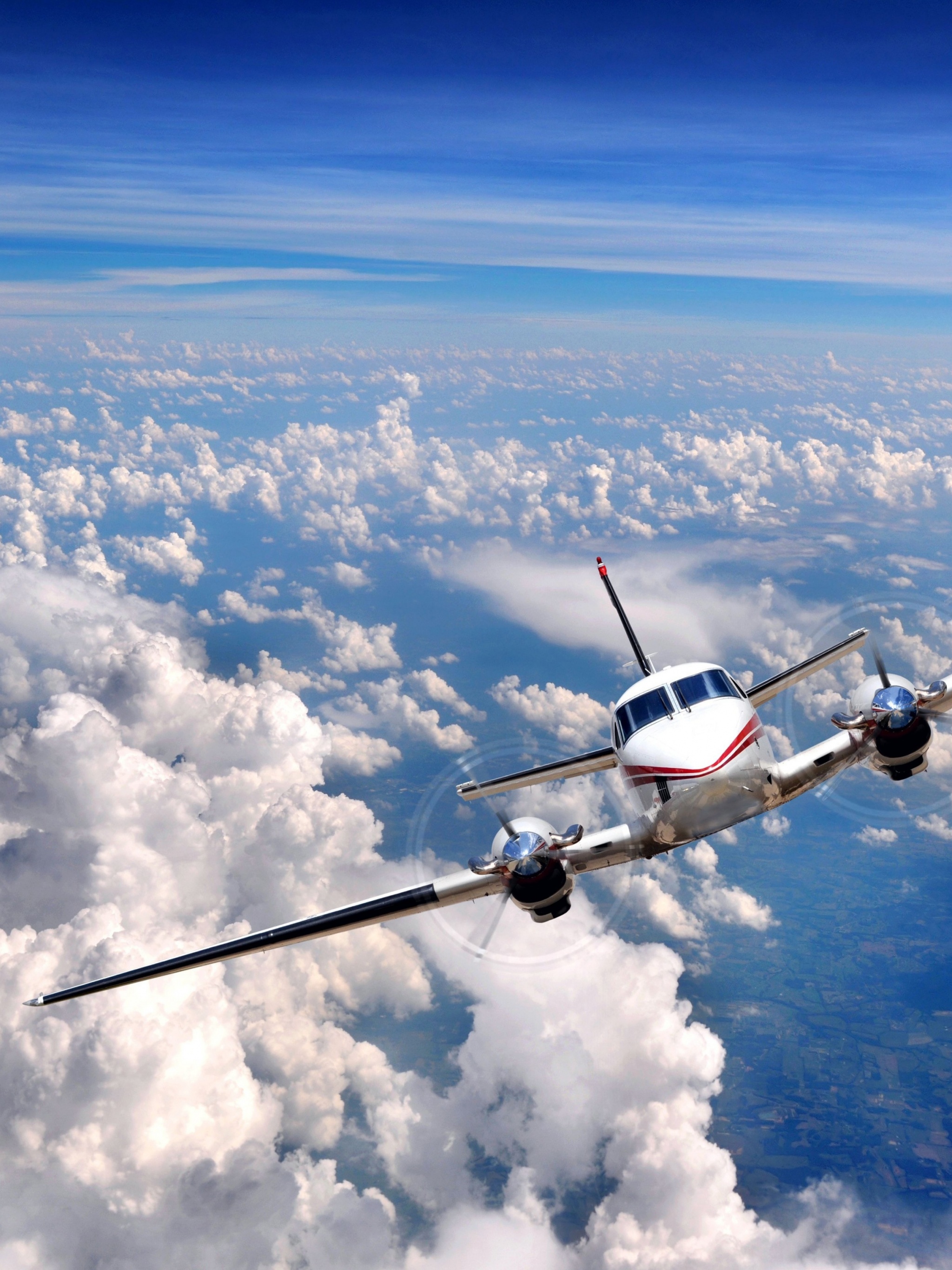 Airplane In The Clouds