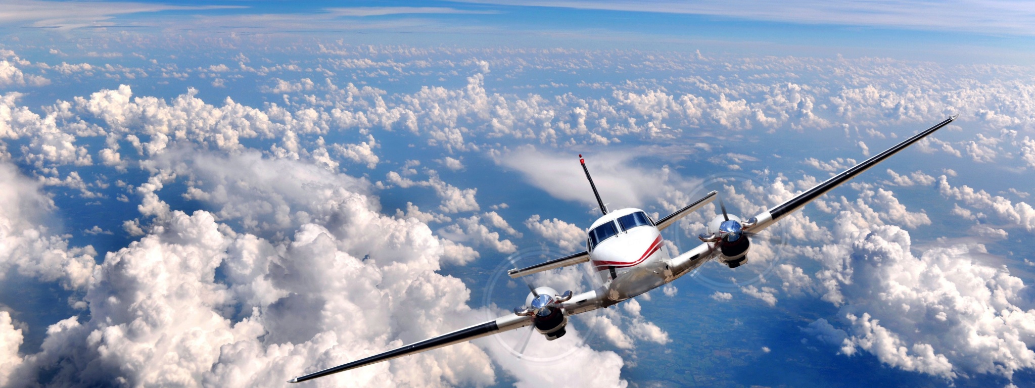 Airplane In The Clouds