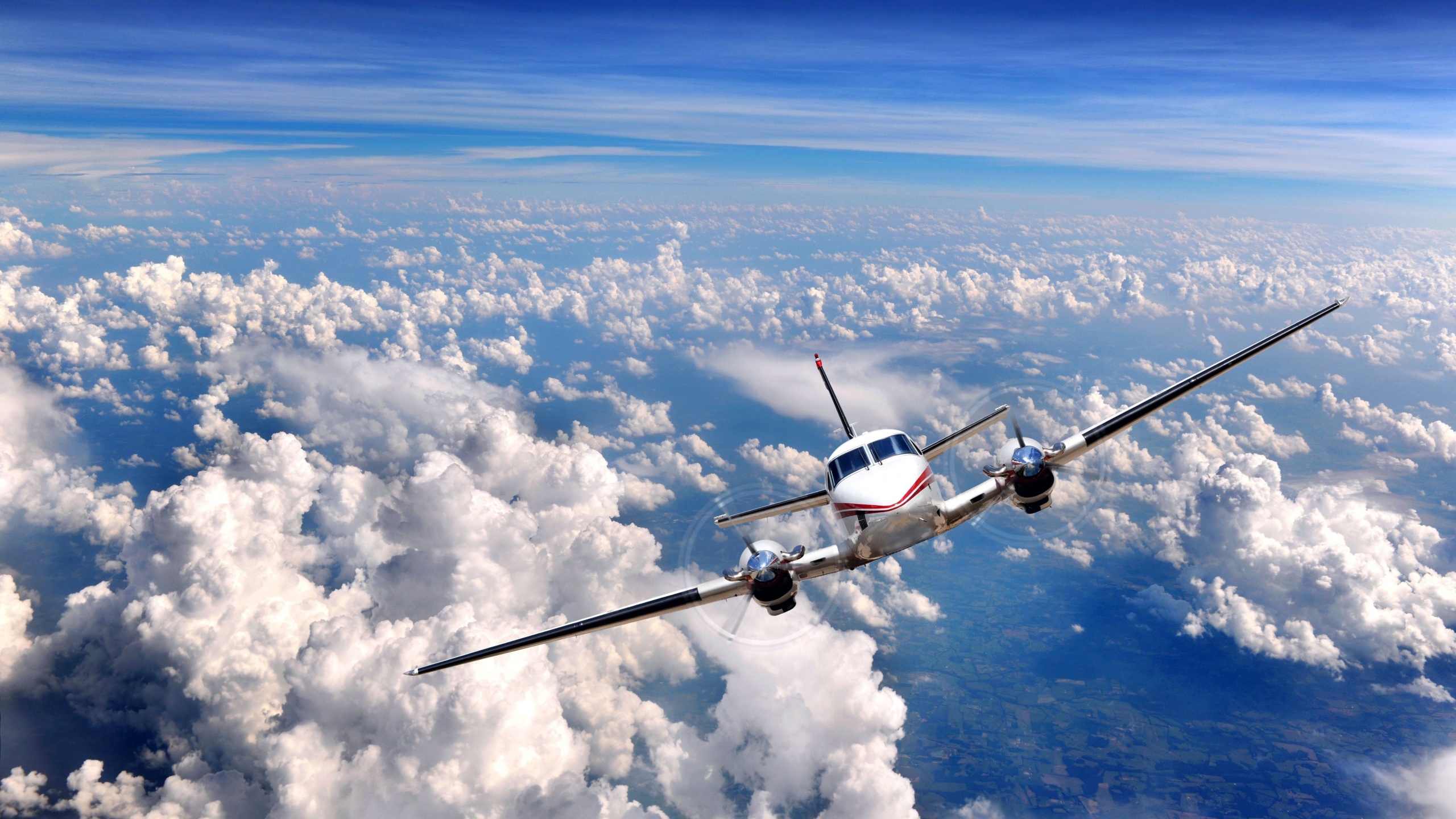 Airplane In The Clouds