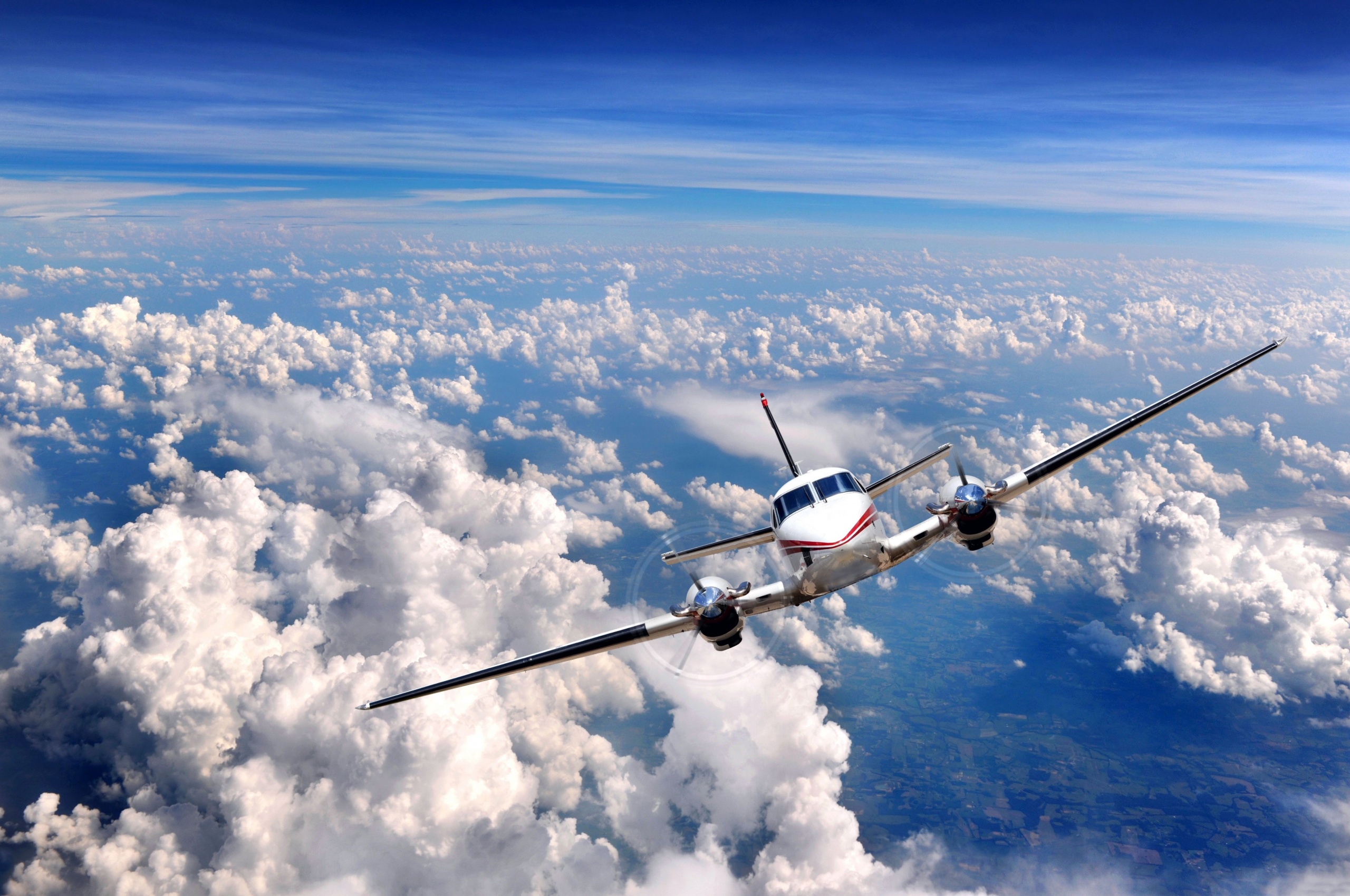 Airplane In The Clouds