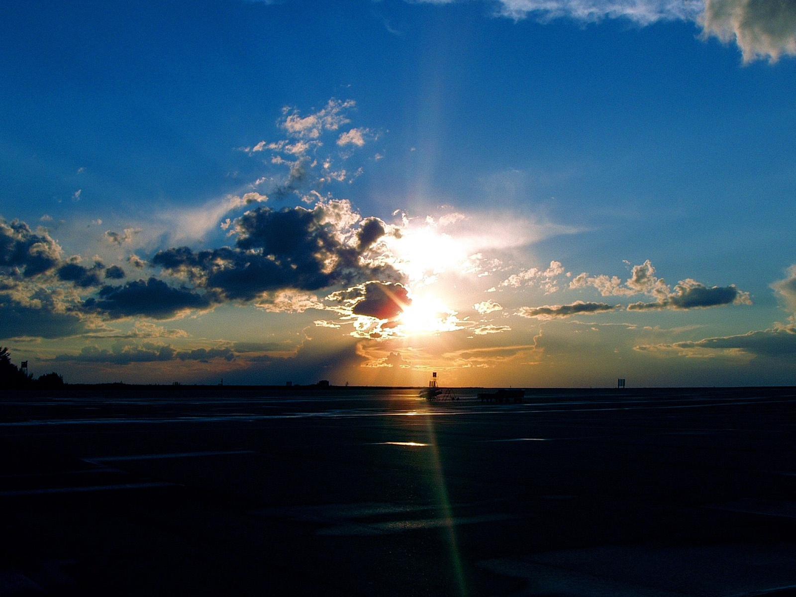 Airport Sunset Nature