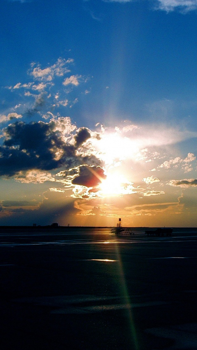 Airport Sunset Nature