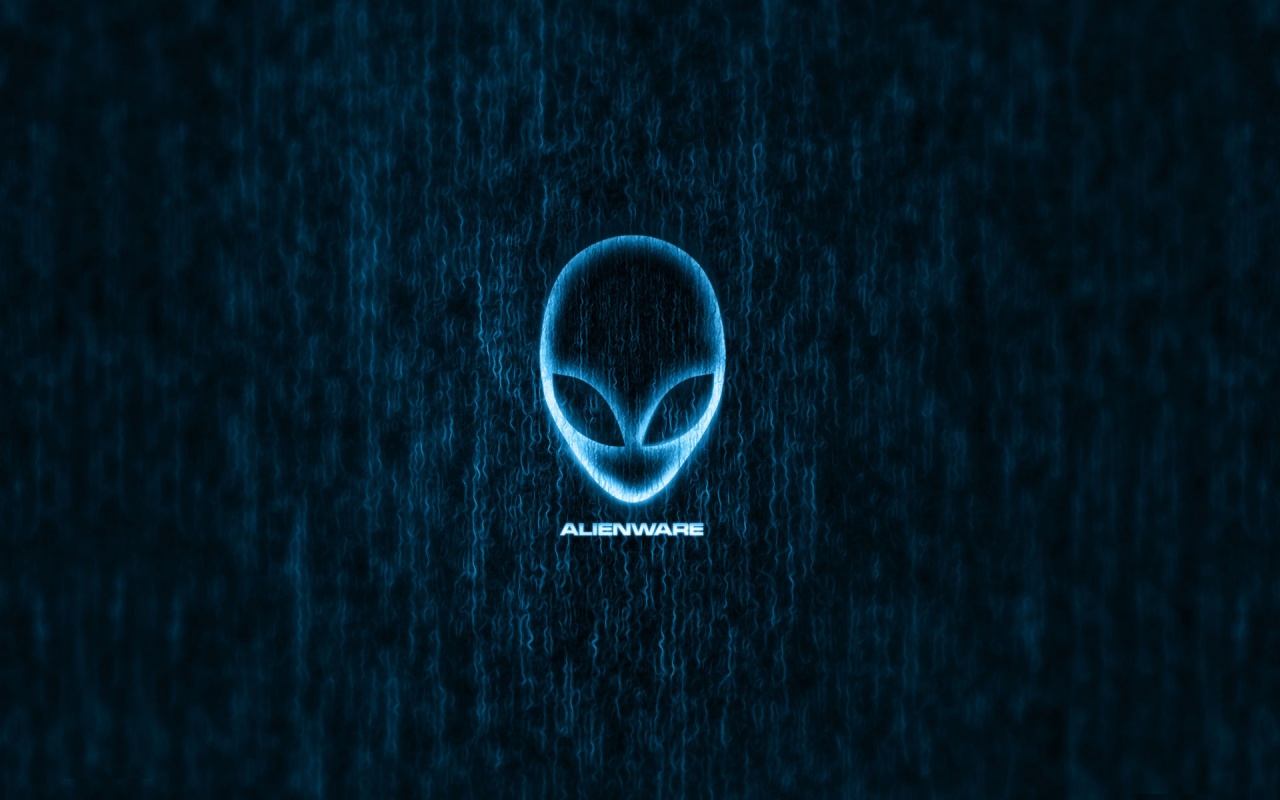 Alienware Computer Dark Stripes Fluorescent