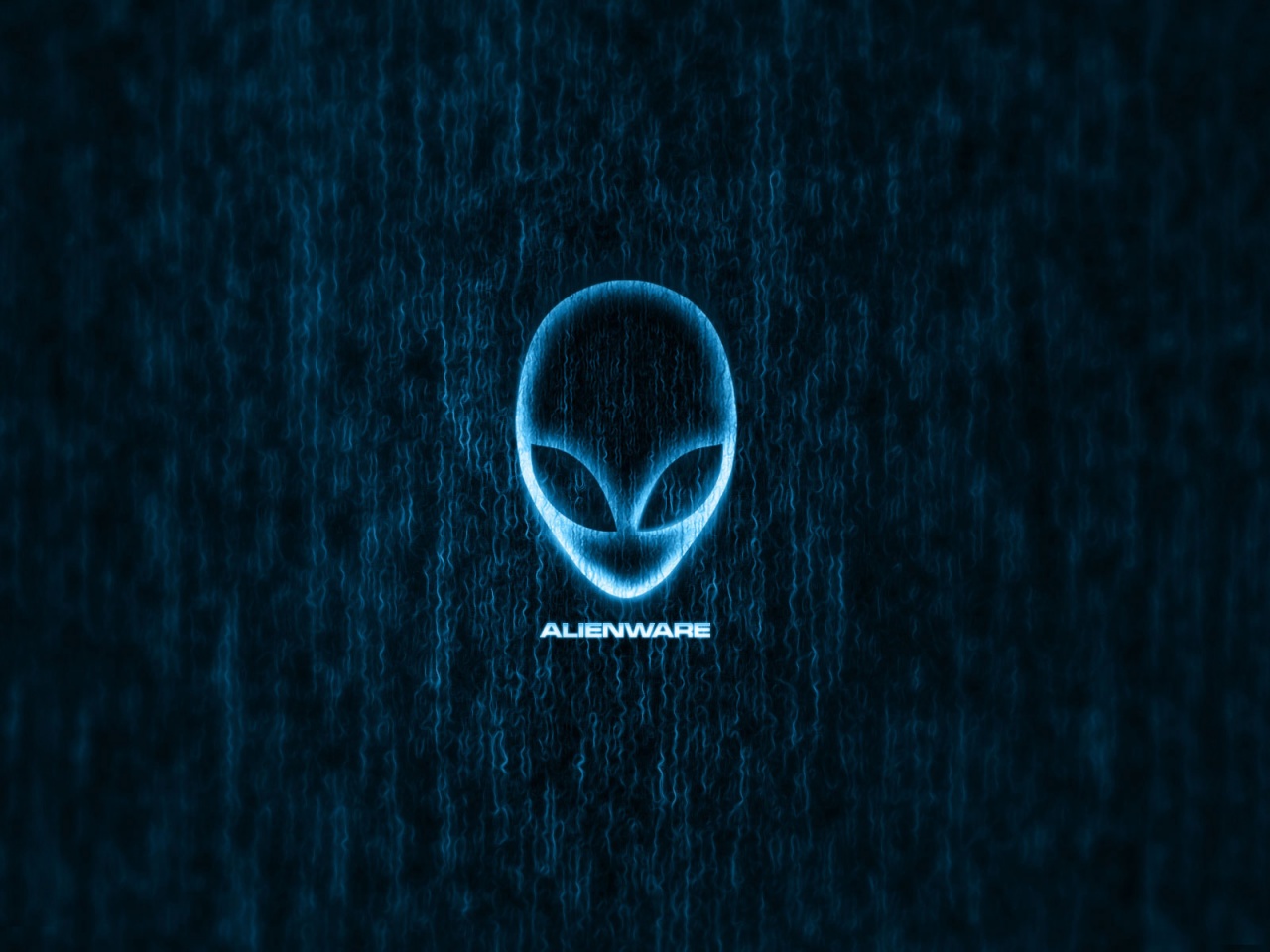 Alienware Computer Dark Stripes Fluorescent