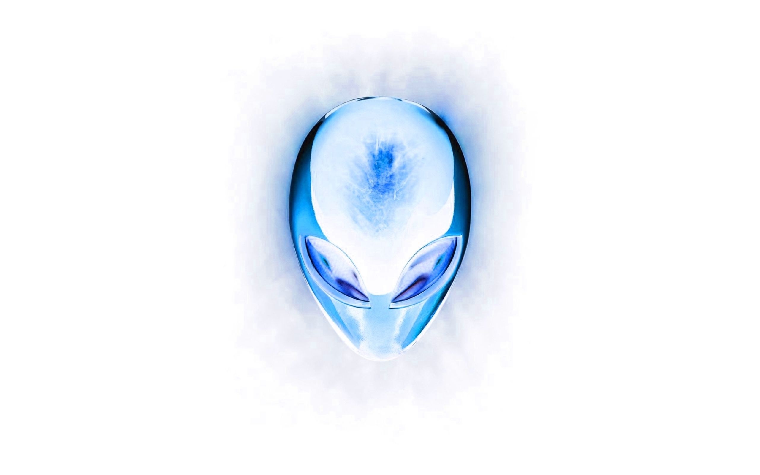 Alienware Logo Brand Whiet Computer