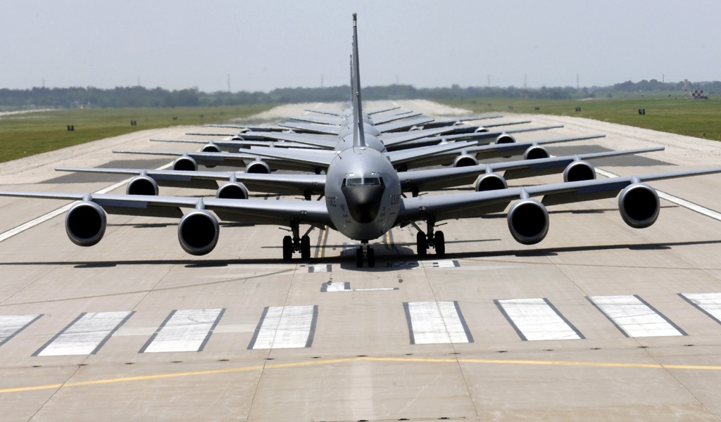 American Transport Planes Take Off