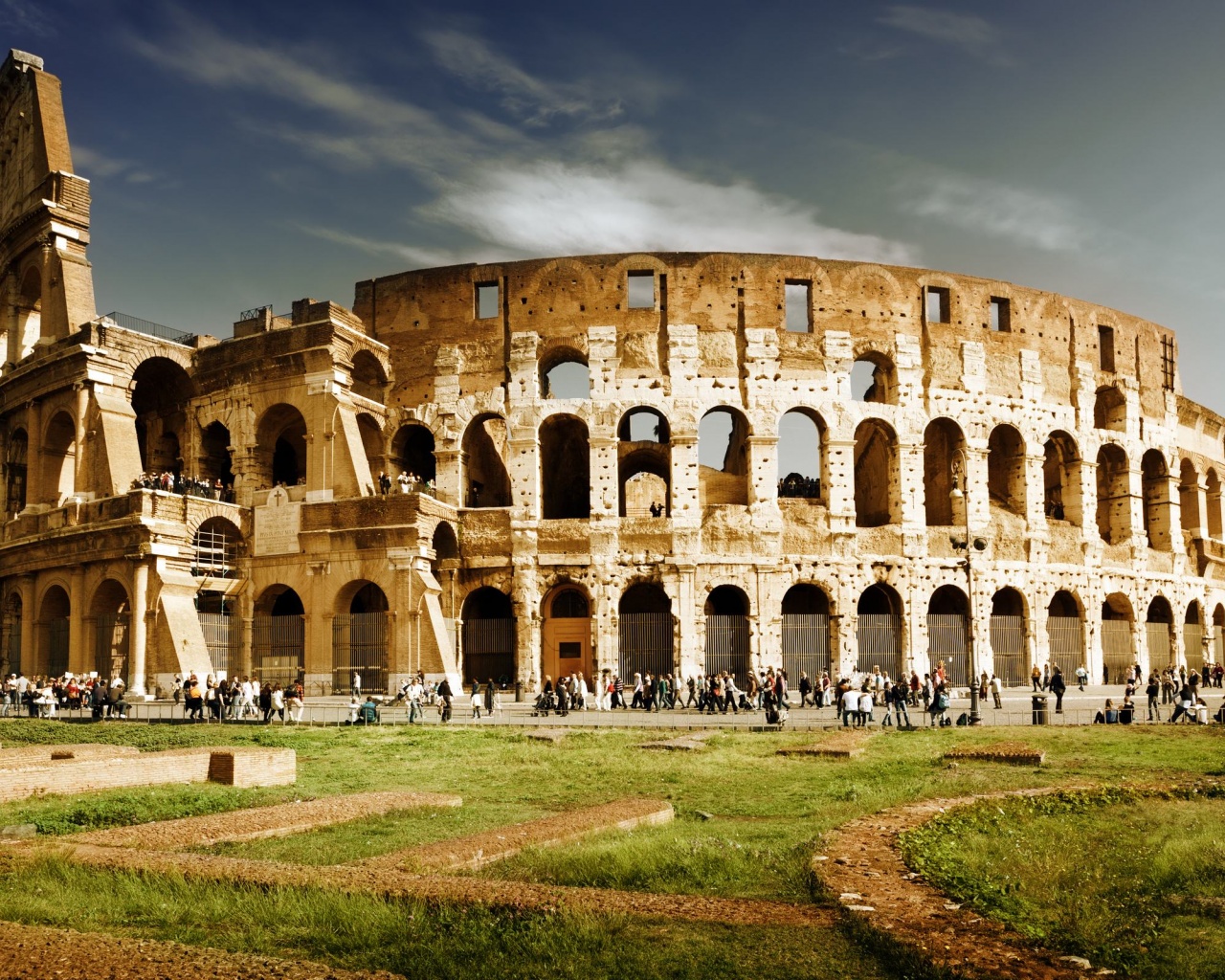 Amphitheater Colosseum Rome Italy