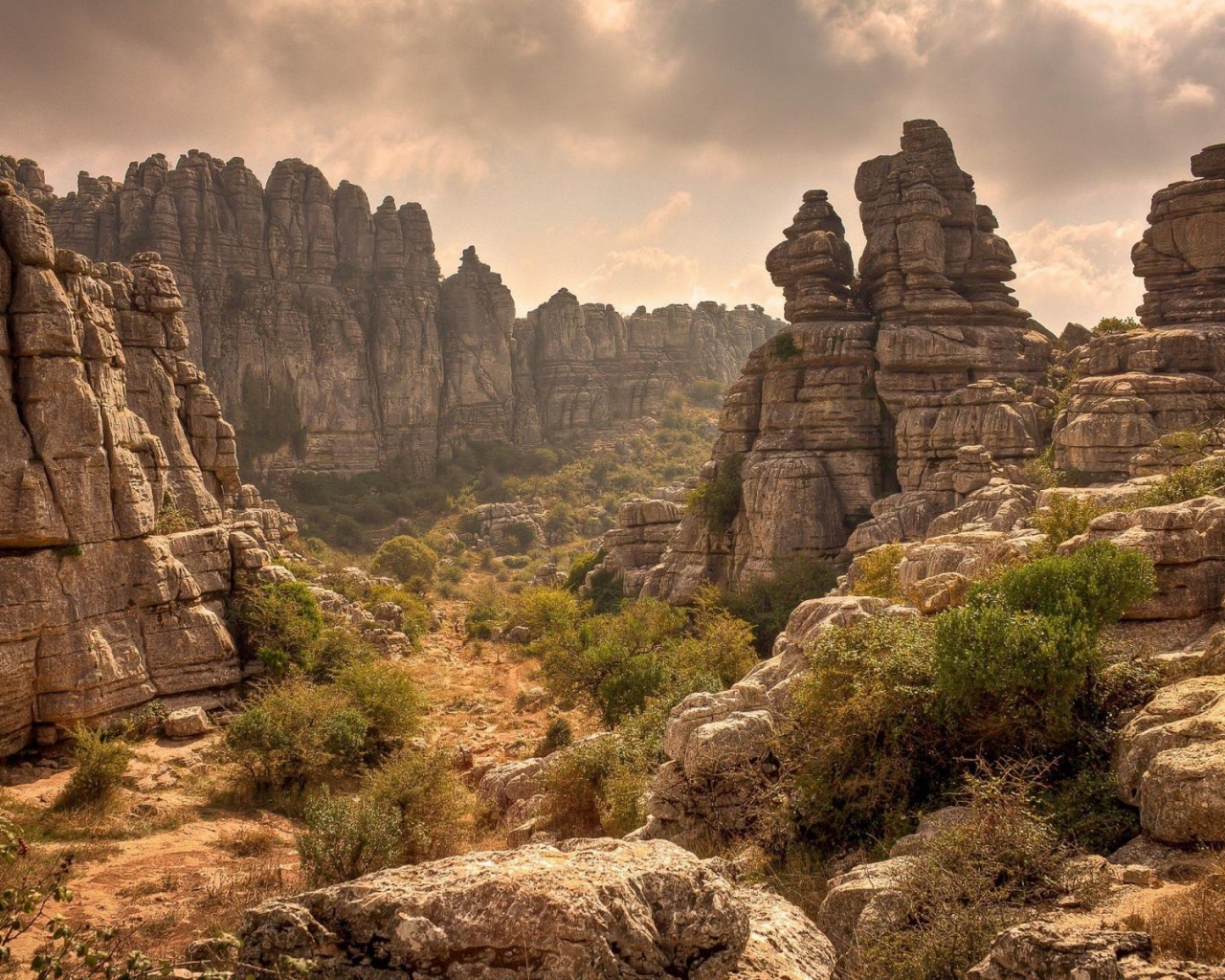 Antequera Park Spain Torcal Natural Landscapes