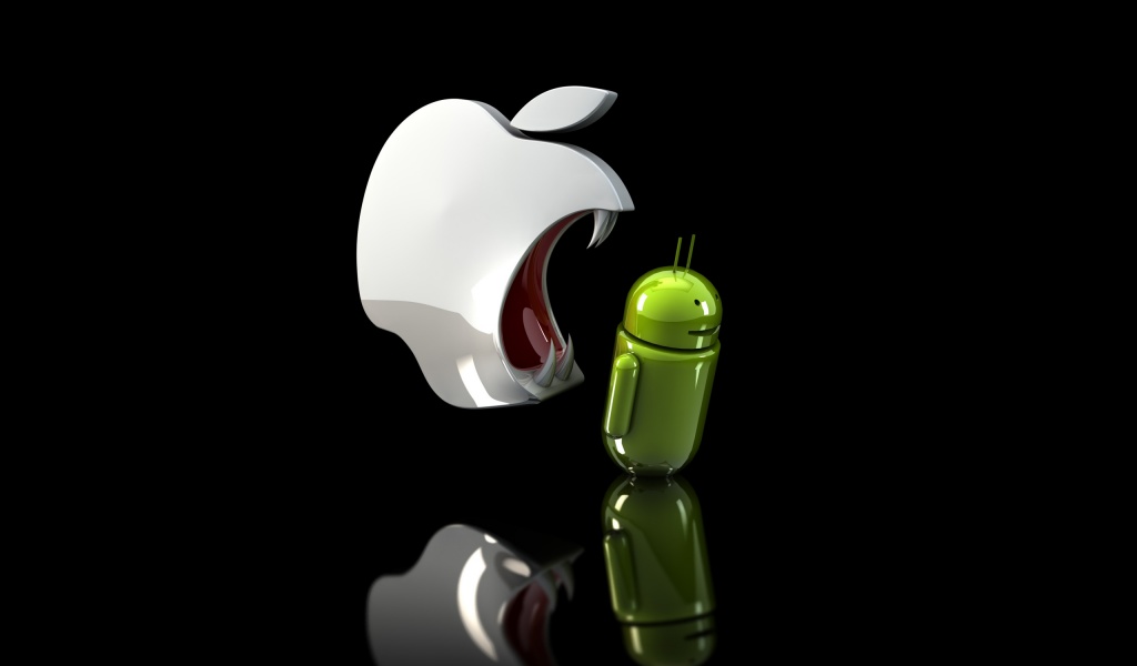 Apple Eats Android