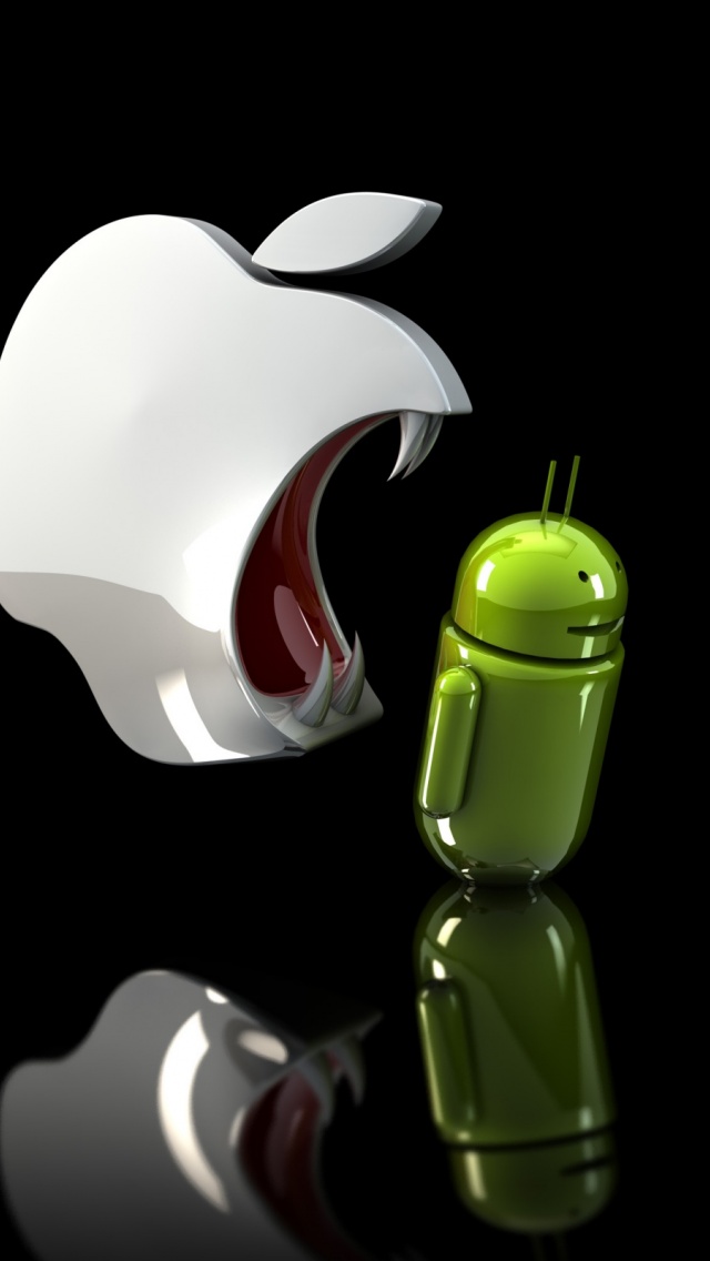 Apple Eats Android