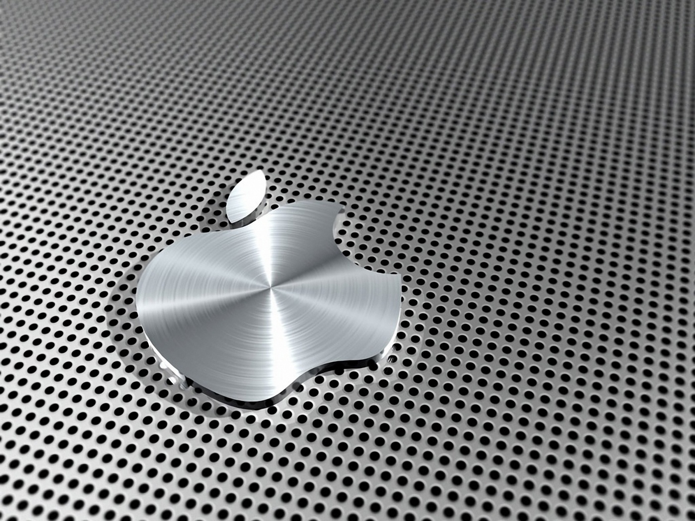 Apple Logo Stainless Steel Computer