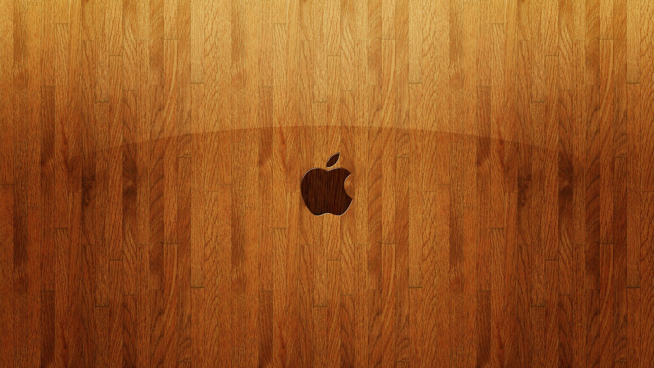 Apple Think Different Wood Background Computer