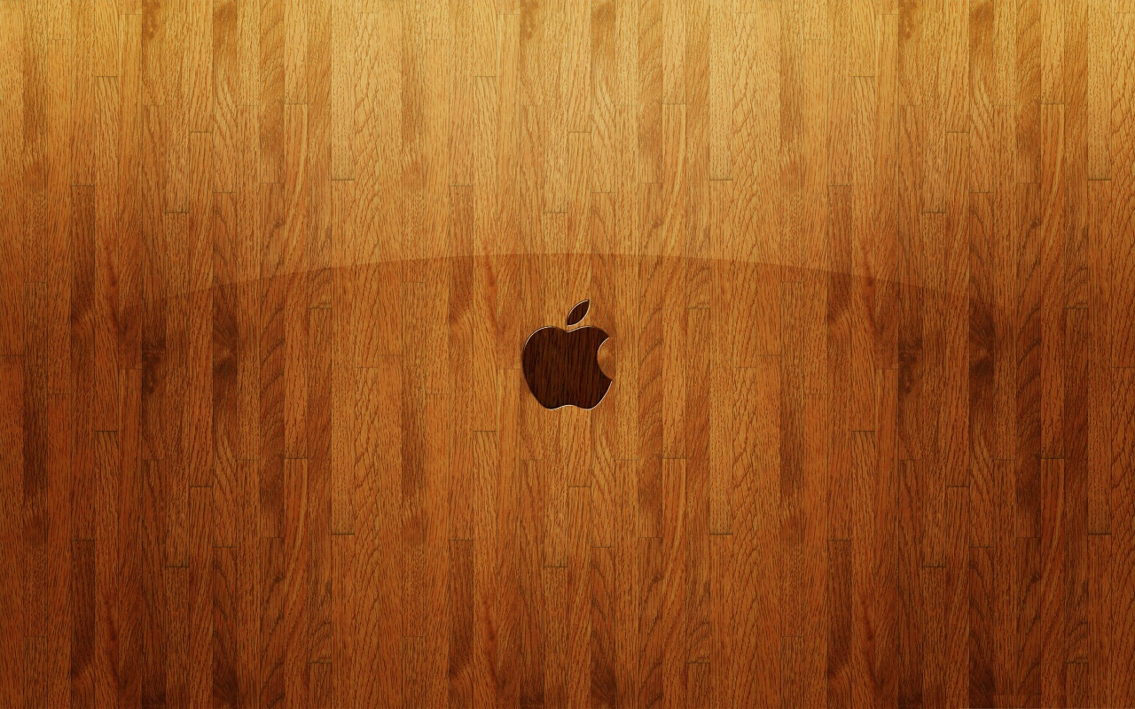 Apple Think Different Wood Background Computer