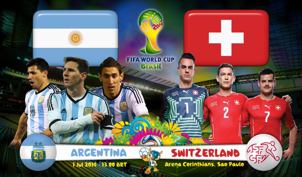 Argentina Vs Switzerland 2014 WC