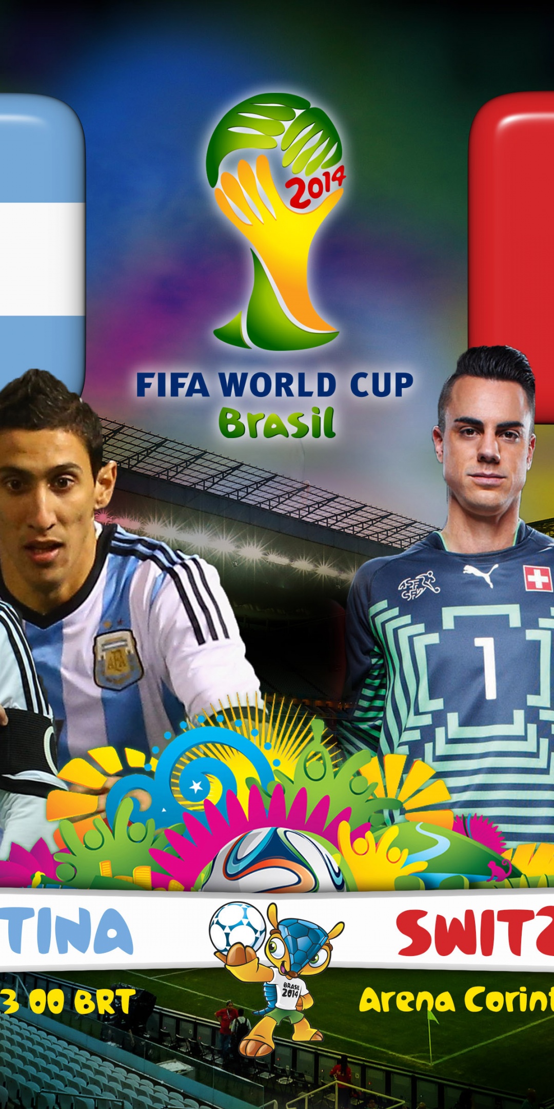 Argentina Vs Switzerland 2014 WC