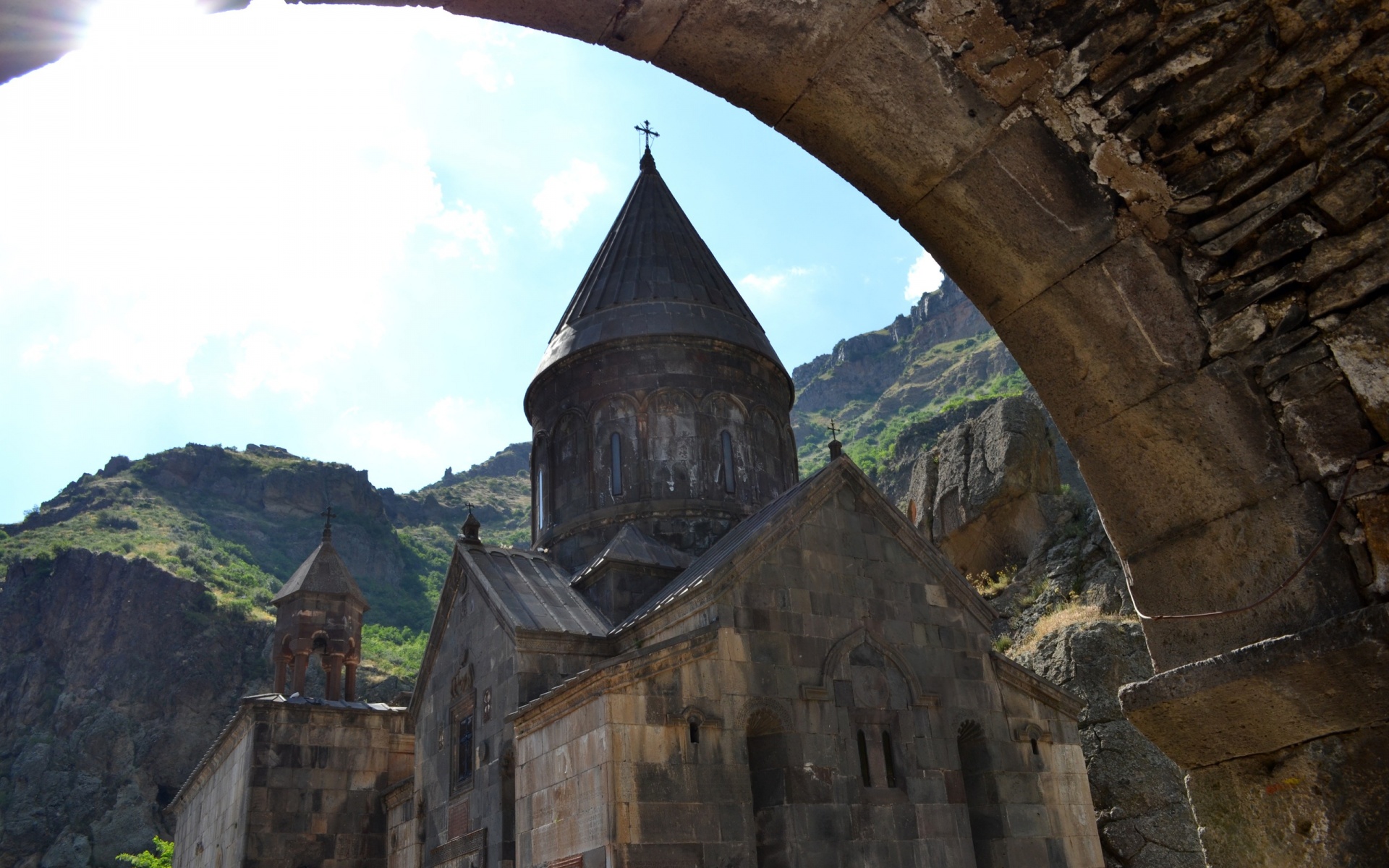 Armenia Church Mountains Rock Building