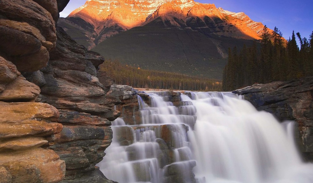 Athabasca Falls Jasper National Park Alberta