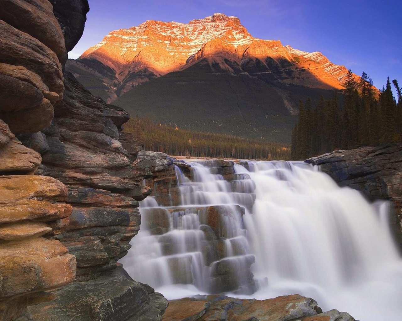 Athabasca Falls Jasper National Park Alberta