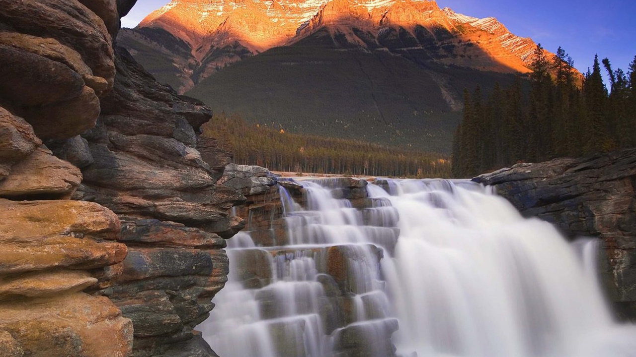 Athabasca Falls Jasper National Park Alberta