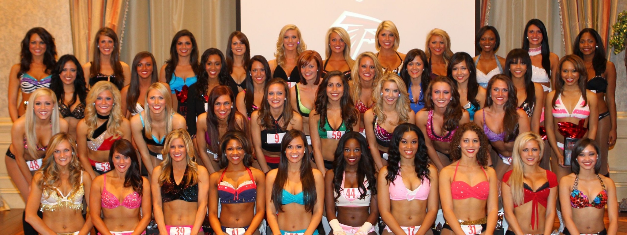 Atlanta Falcons American Football Team Cheerleaders Team