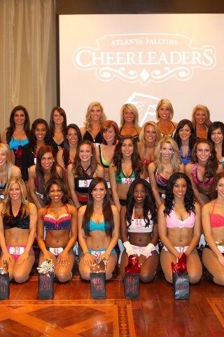 Atlanta Falcons American Football Team Cheerleaders Team