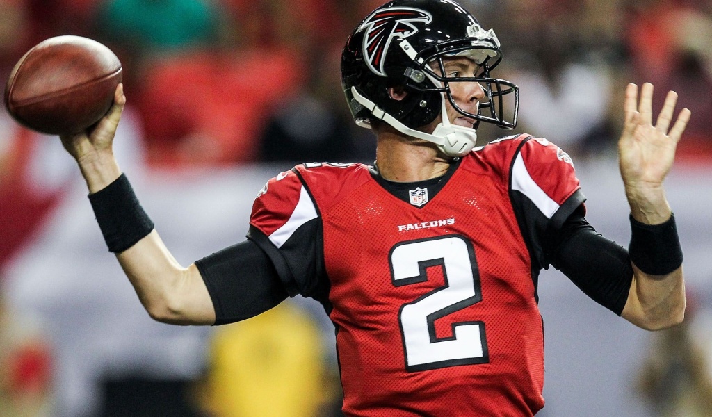 Atlanta Falcons American Football Team Quarterback Matt Ryan