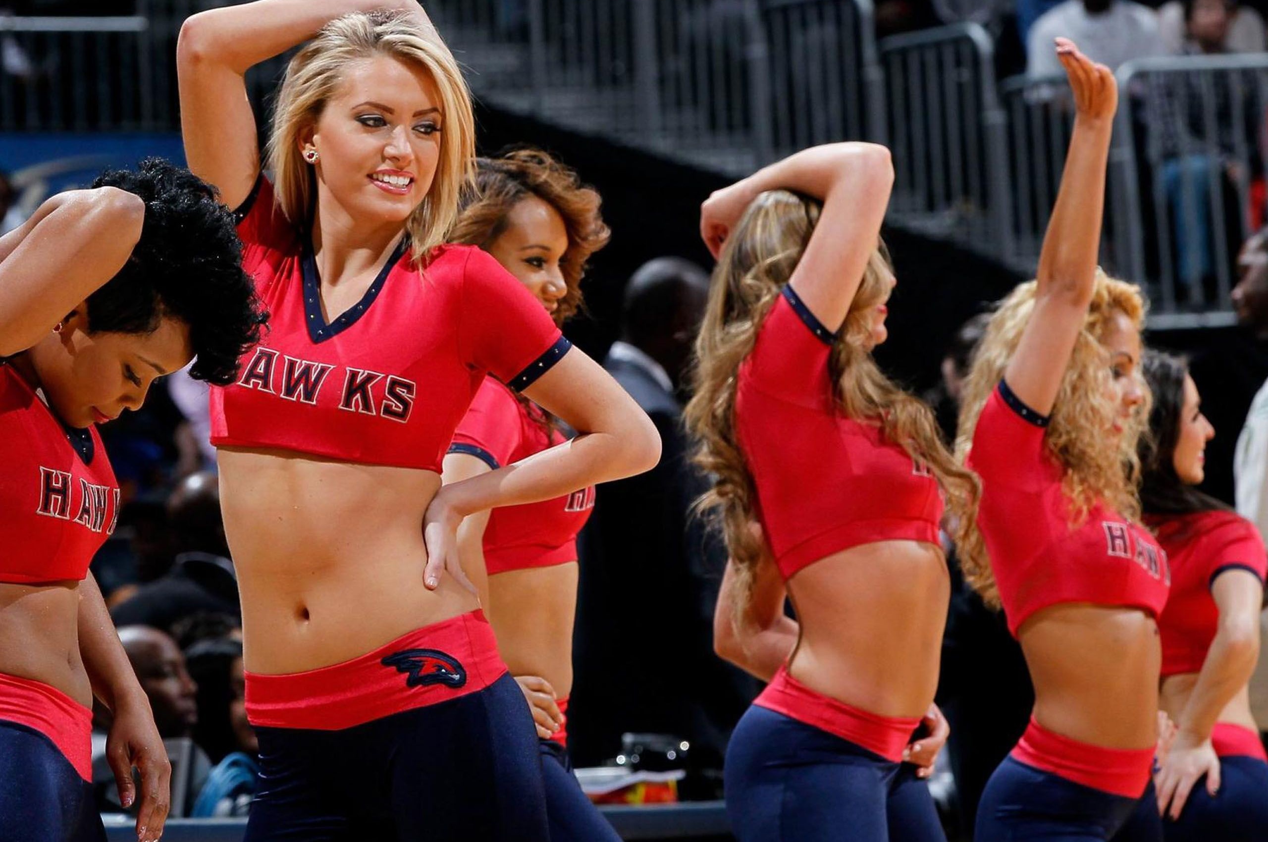 Atlanta Hawks American Professional Basketball Cheerleaders Sexy Woman