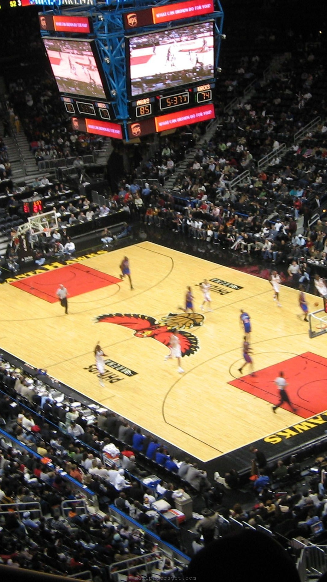 Atlanta Hawks American Professional Basketball Philips Arena