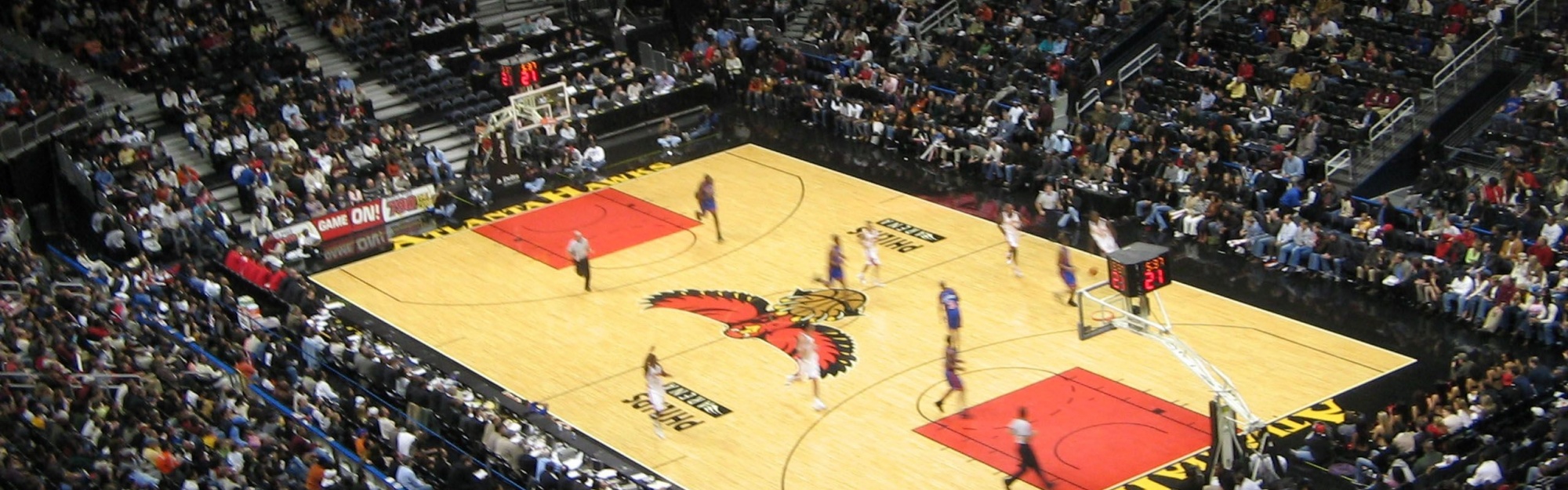 Atlanta Hawks American Professional Basketball Philips Arena