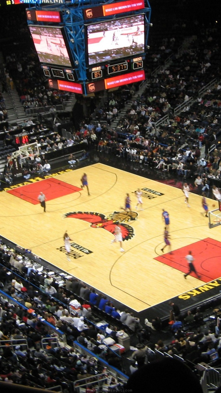 Atlanta Hawks American Professional Basketball Philips Arena