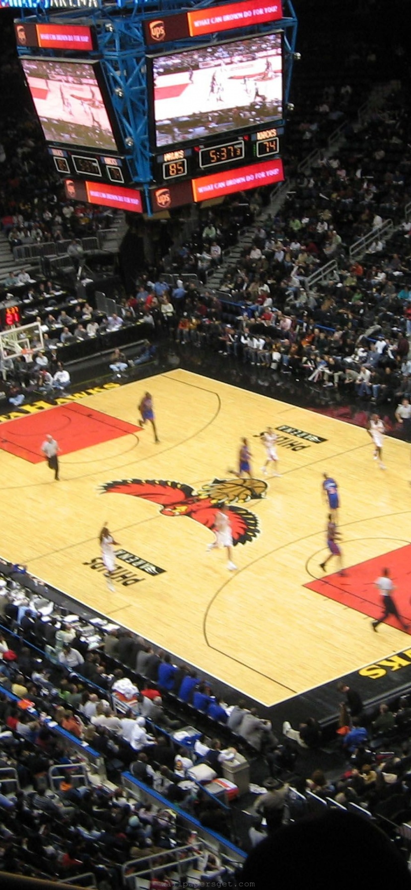 Atlanta Hawks American Professional Basketball Philips Arena