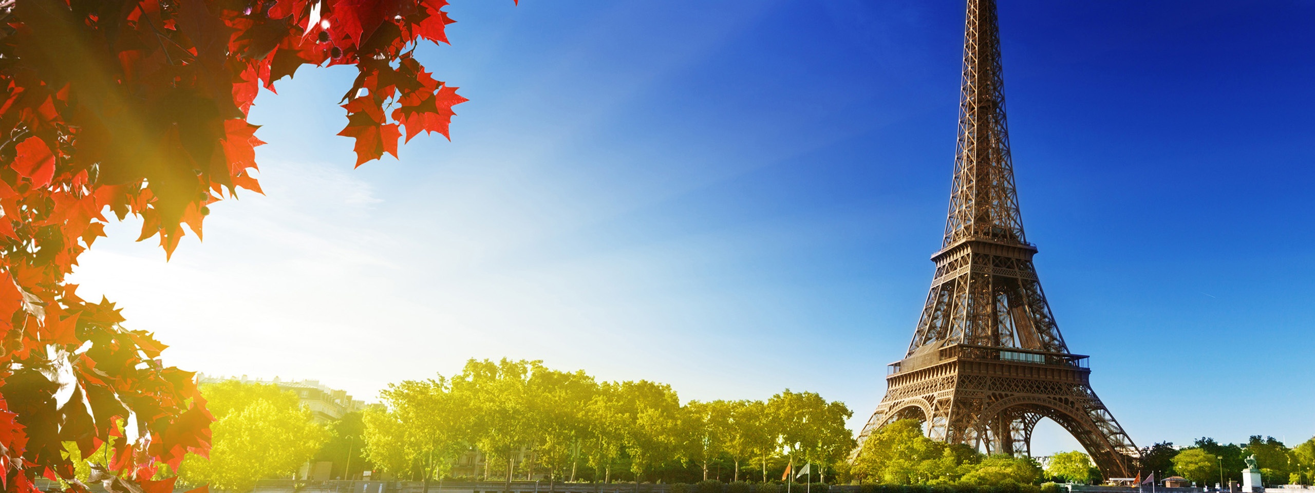 Autumn In Paris At Eiffel Tower