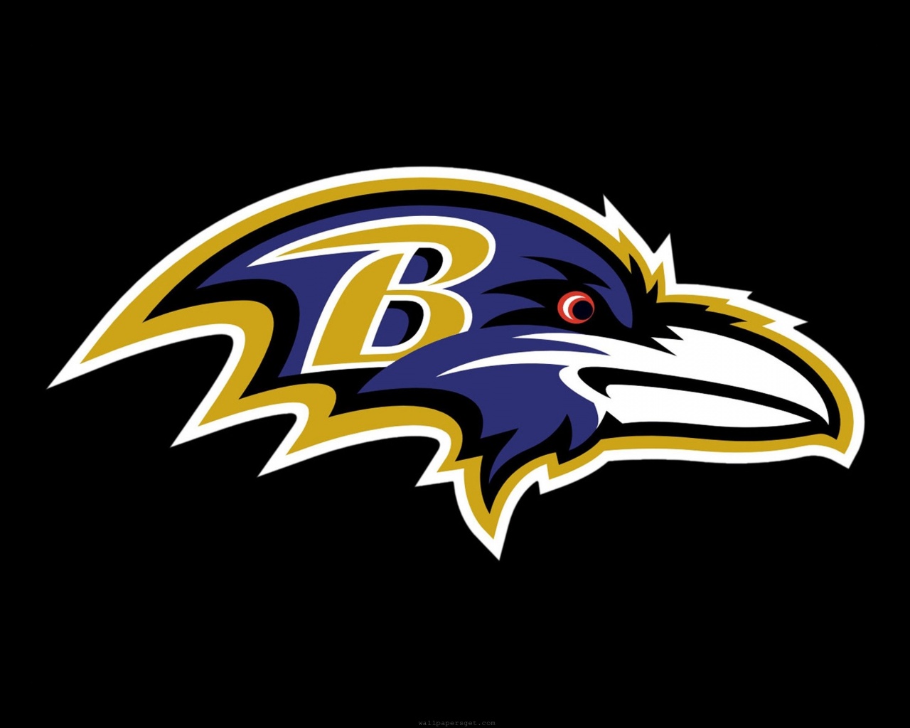 Baltimore Ravens Logo Professional American Football Team