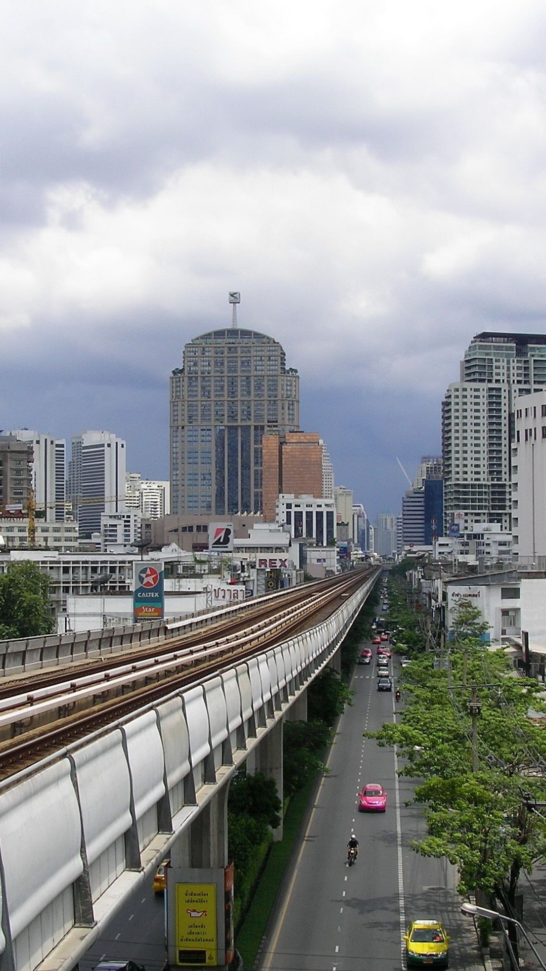 Bangkok Skytrain Bts Station Phrom Phong Vadhana Bangkok Thailand