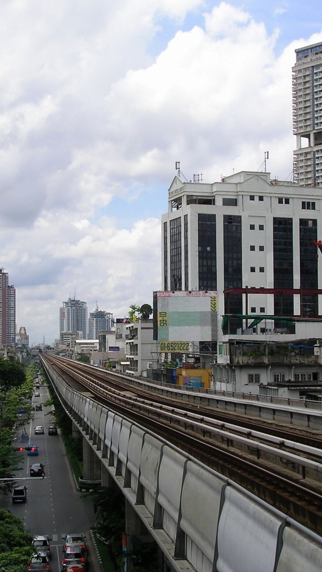 Bangkok Skytrain Bts Station Thailand