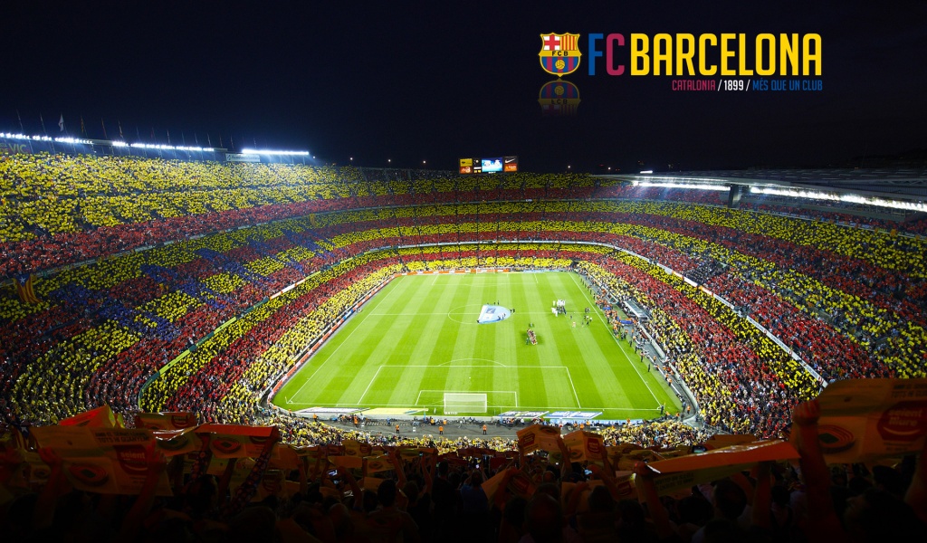 Barca Nou Camp Stadium Choreography