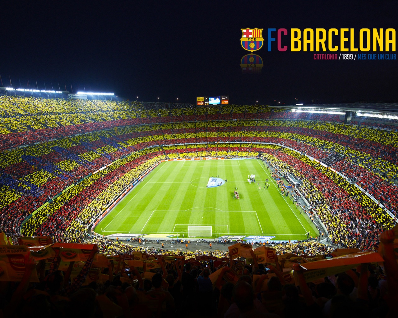 Barca Nou Camp Stadium Choreography