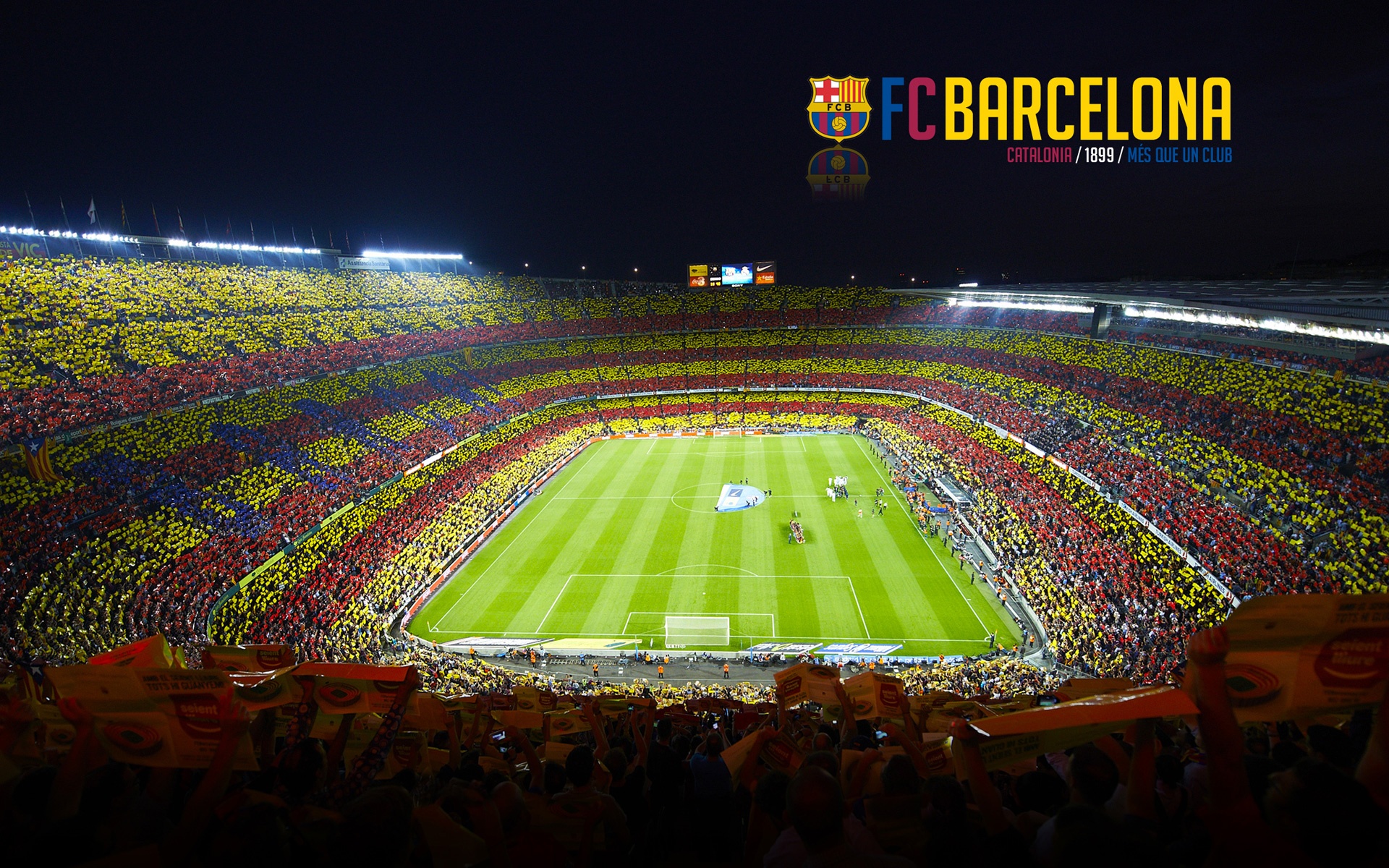 Barca Nou Camp Stadium Choreography