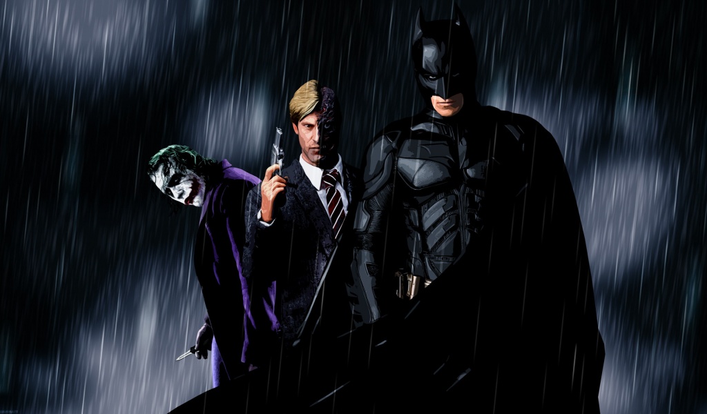 Bateman - Two Face And Joker